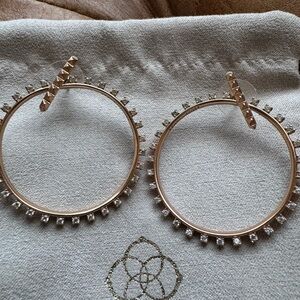 Kendra Scott Rose Gold Hoop Earrings